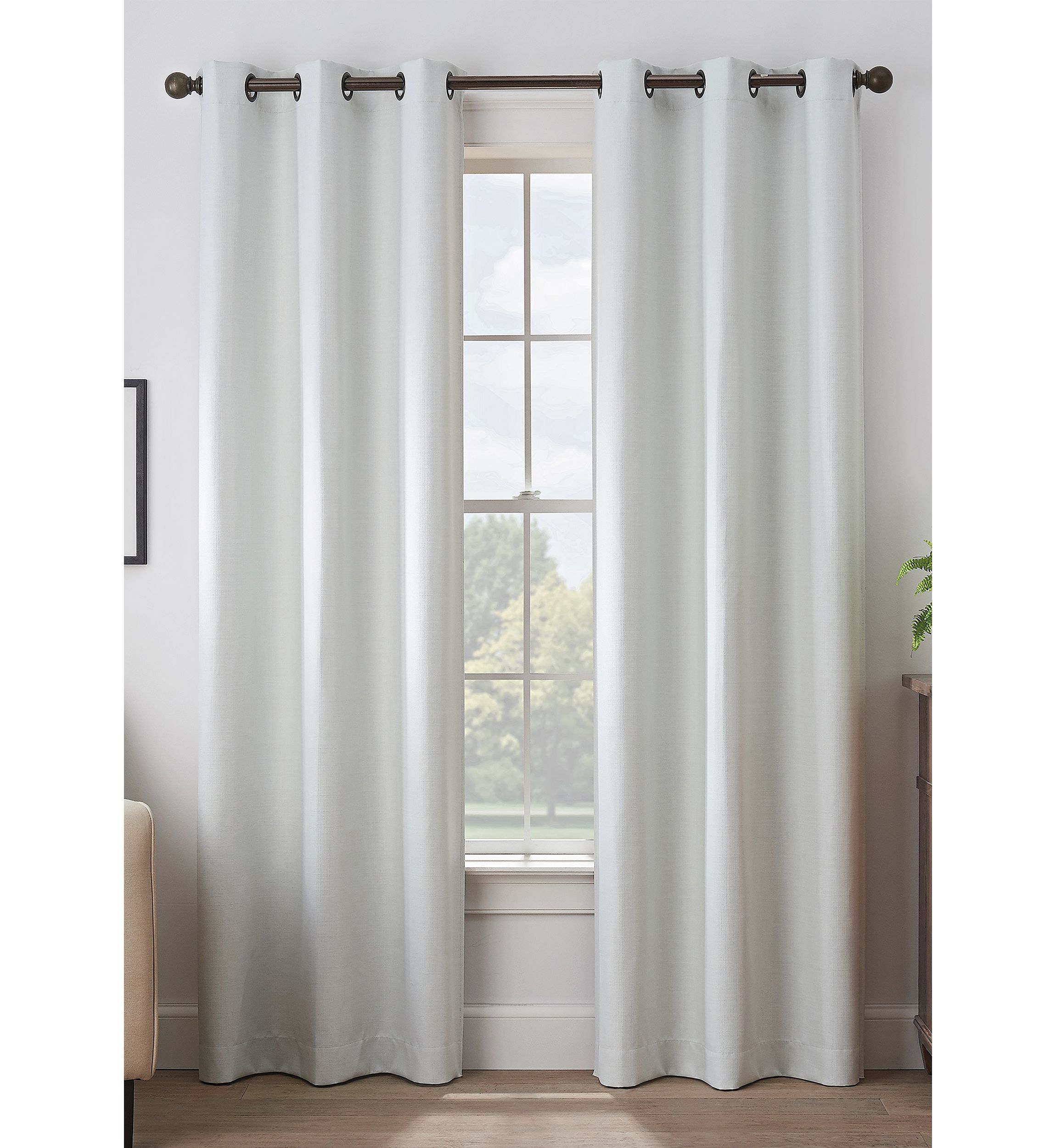  Martina Solid Absolute Zero Blackout Window Panel 
