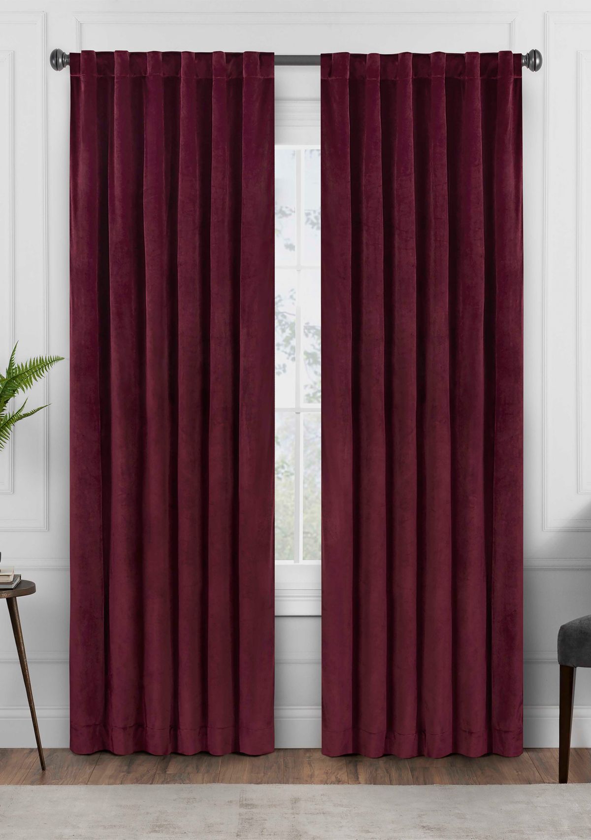  Harper Velvet Absolute Zero Blackout Window Panel 