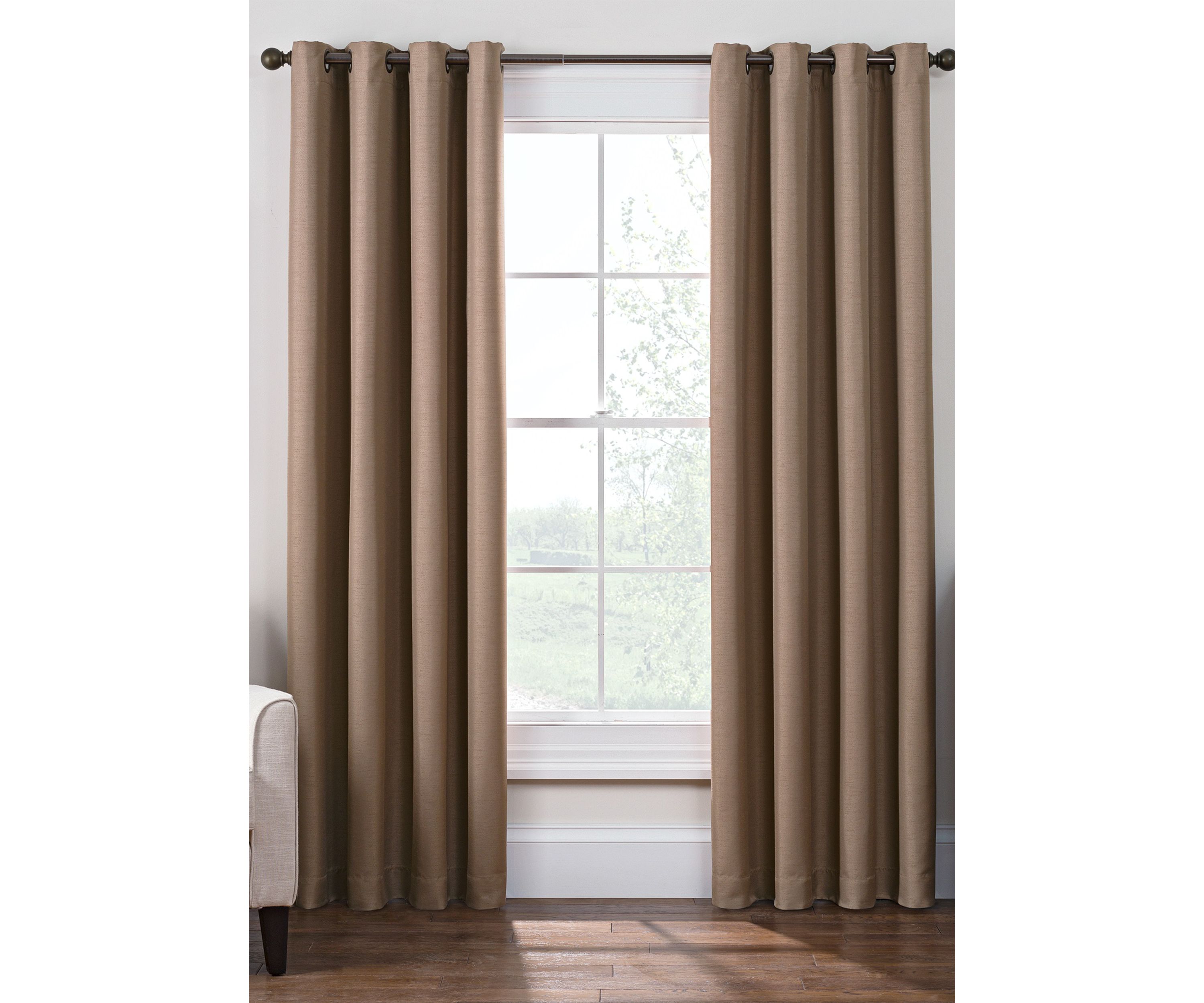Antique Satin Blackout Window Panel