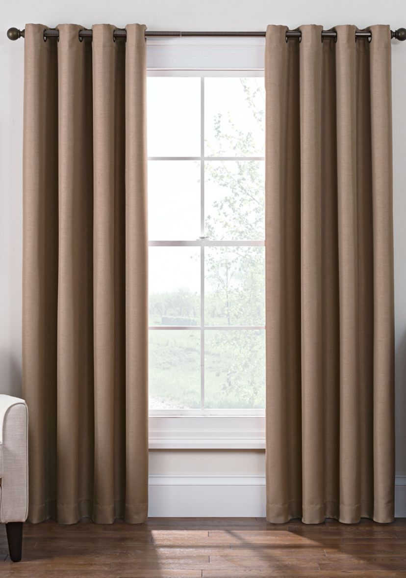 Antique Satin Blackout Window Panel