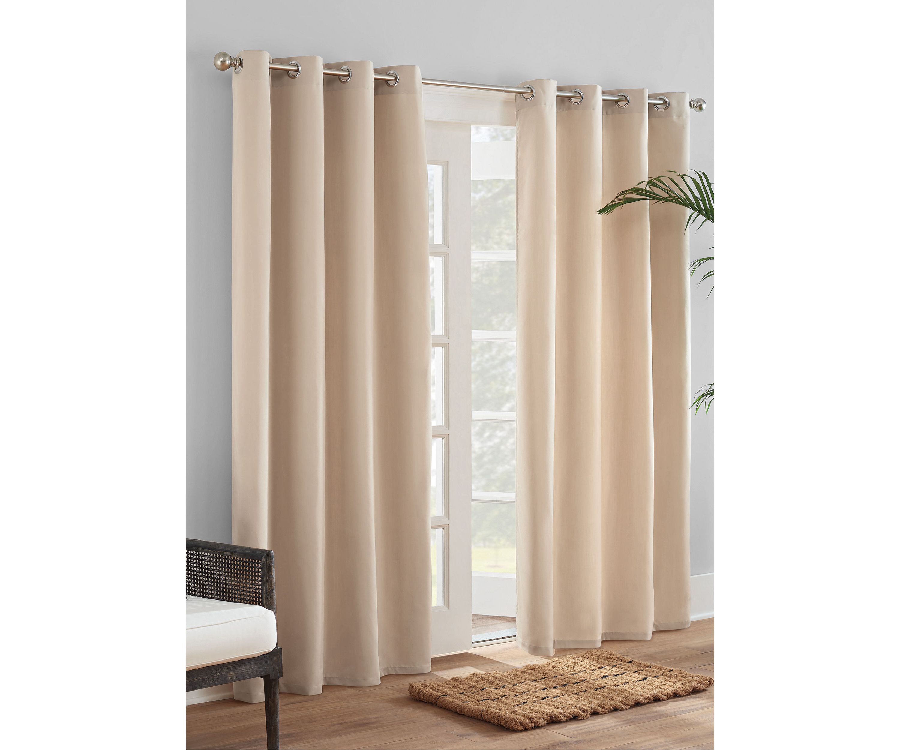 Canvas Solid Grommet Panel
