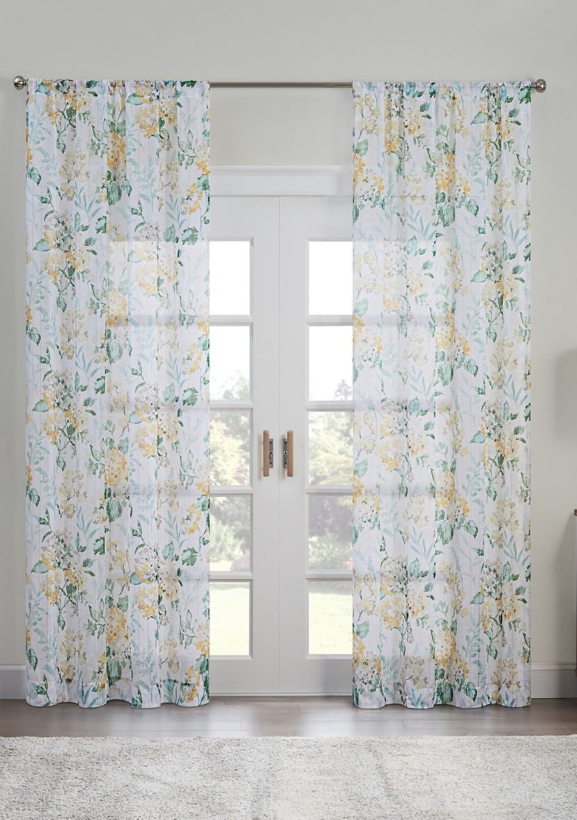 BLUSHING BLOOM SHEER PANEL
