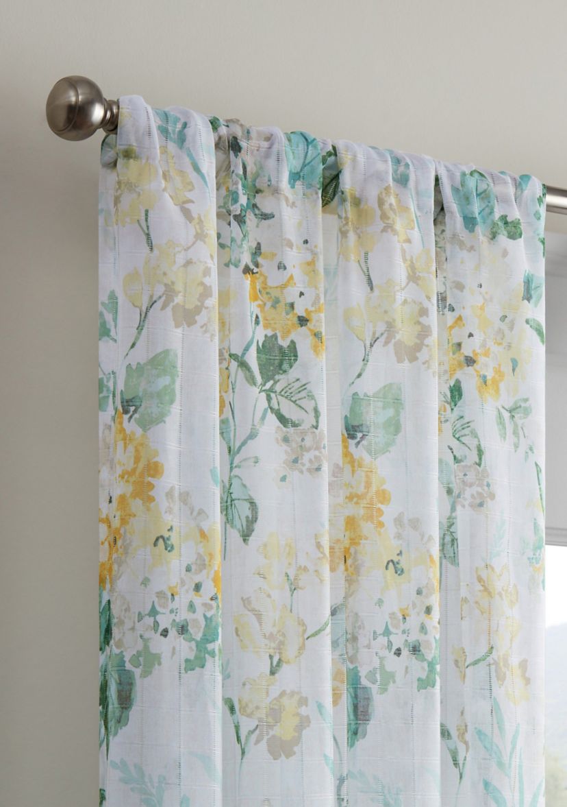 BLUSHING BLOOM SHEER PANEL