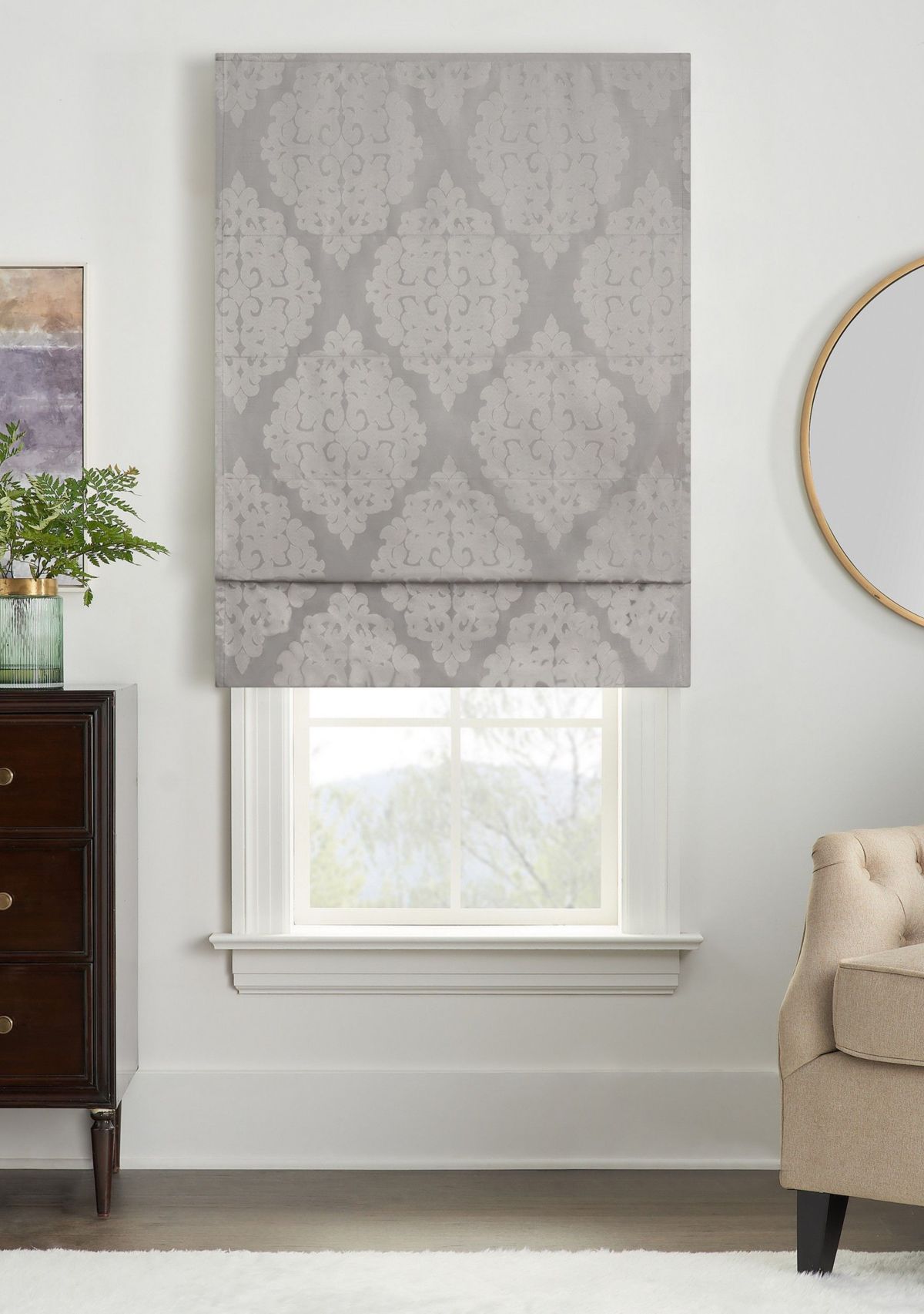 CARLTON TOTAL BLACKOUT ROMAN SHADE