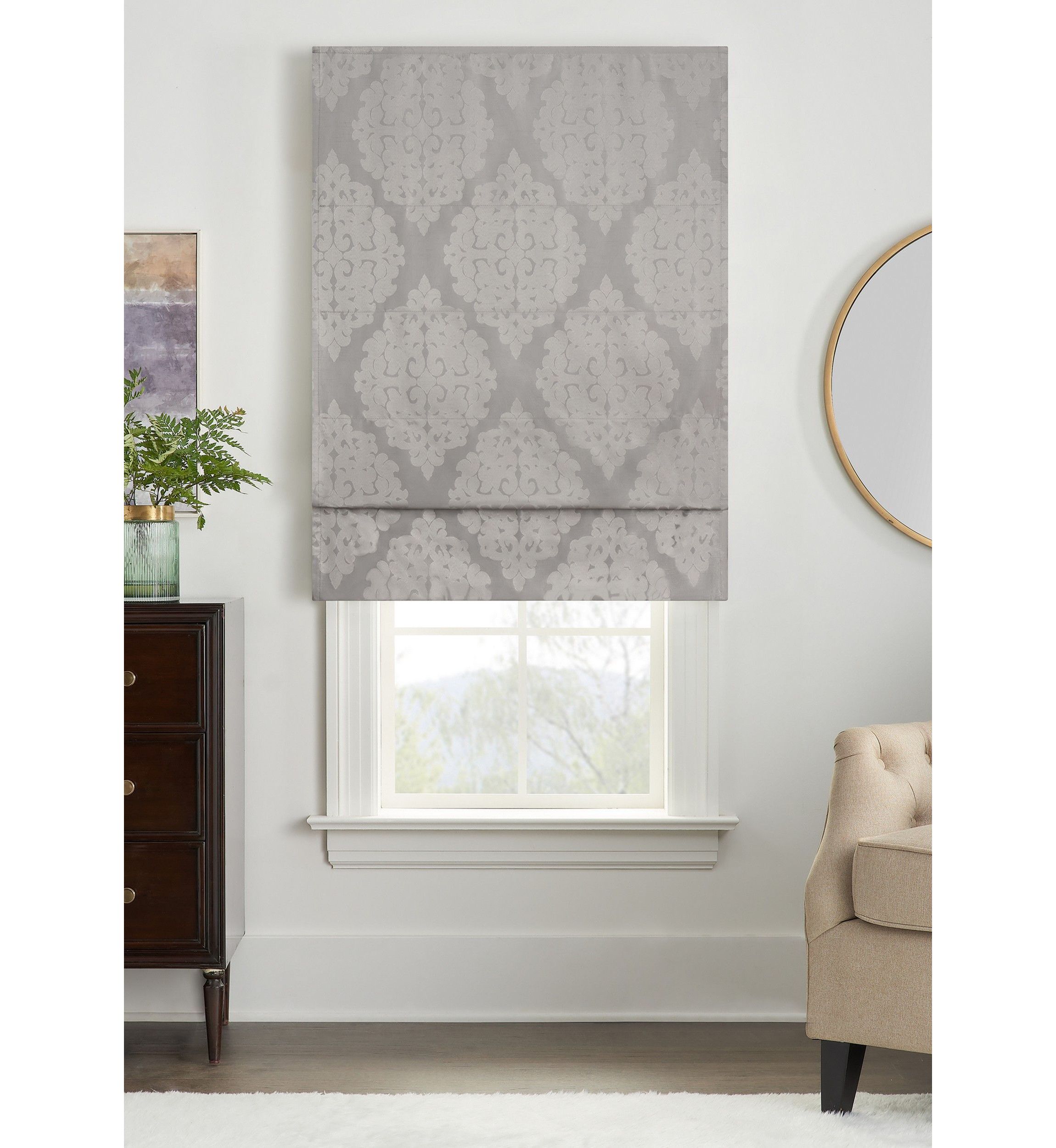 CARLTON TOTAL BLACKOUT ROMAN SHADE