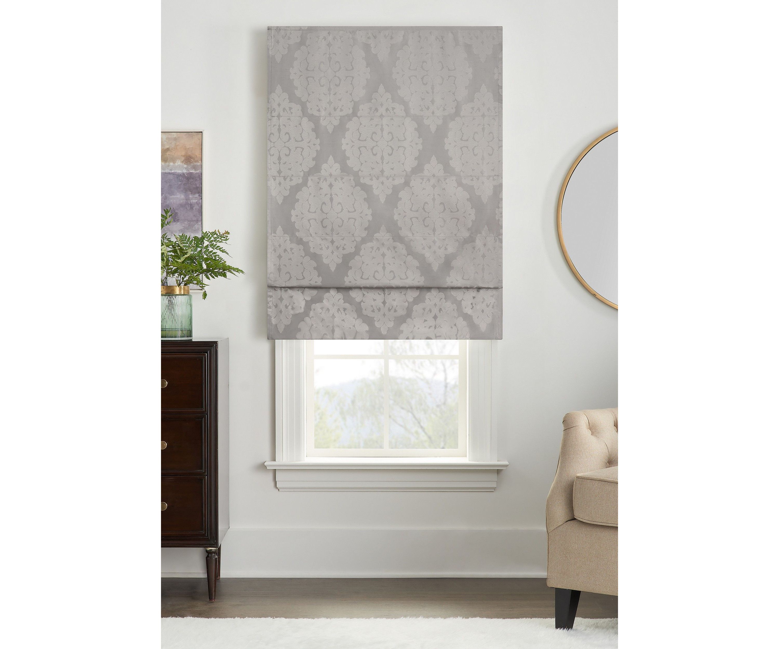 CARLTON TOTAL BLACKOUT ROMAN SHADE