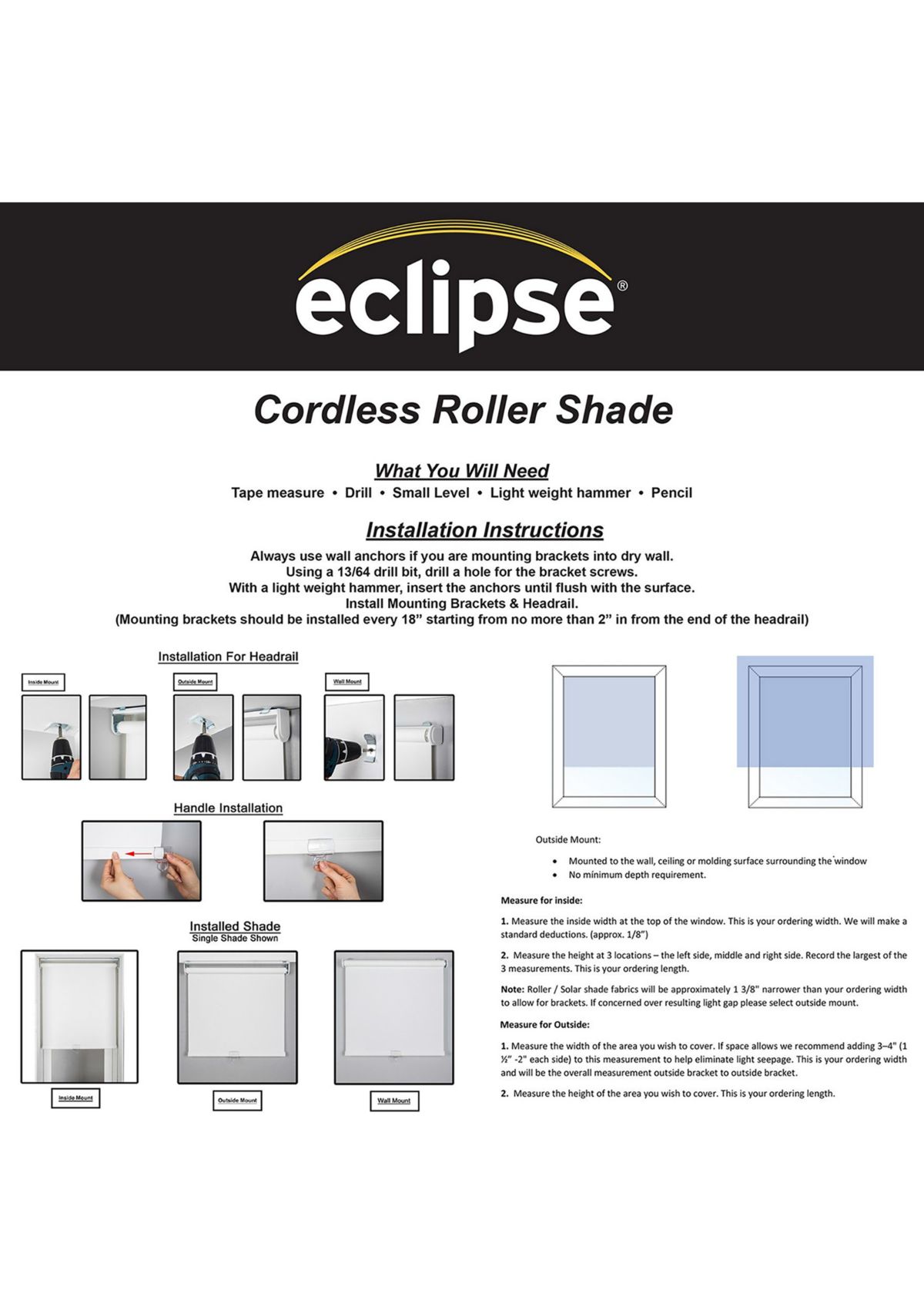 ARBOR BLACKOUT ROLLER SHADE