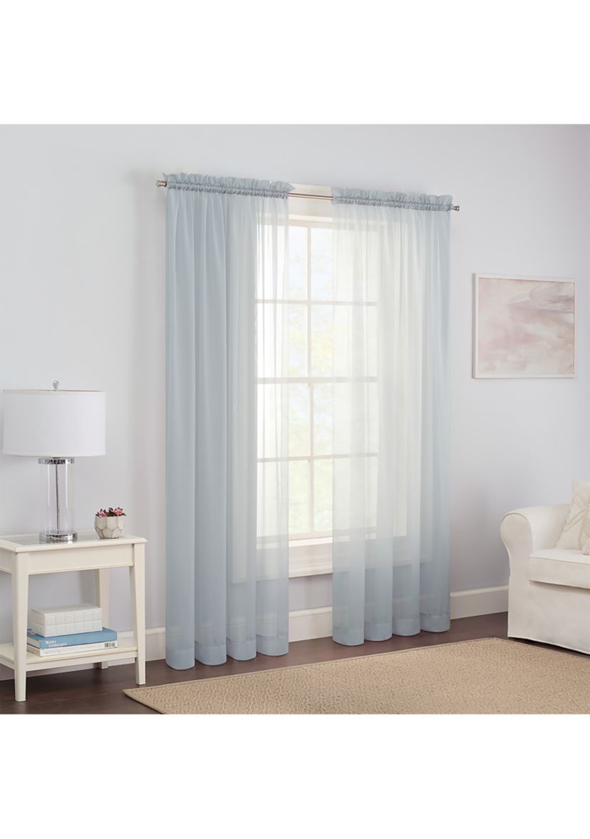 Victoria Voile Sheer Curtain Panel Pair