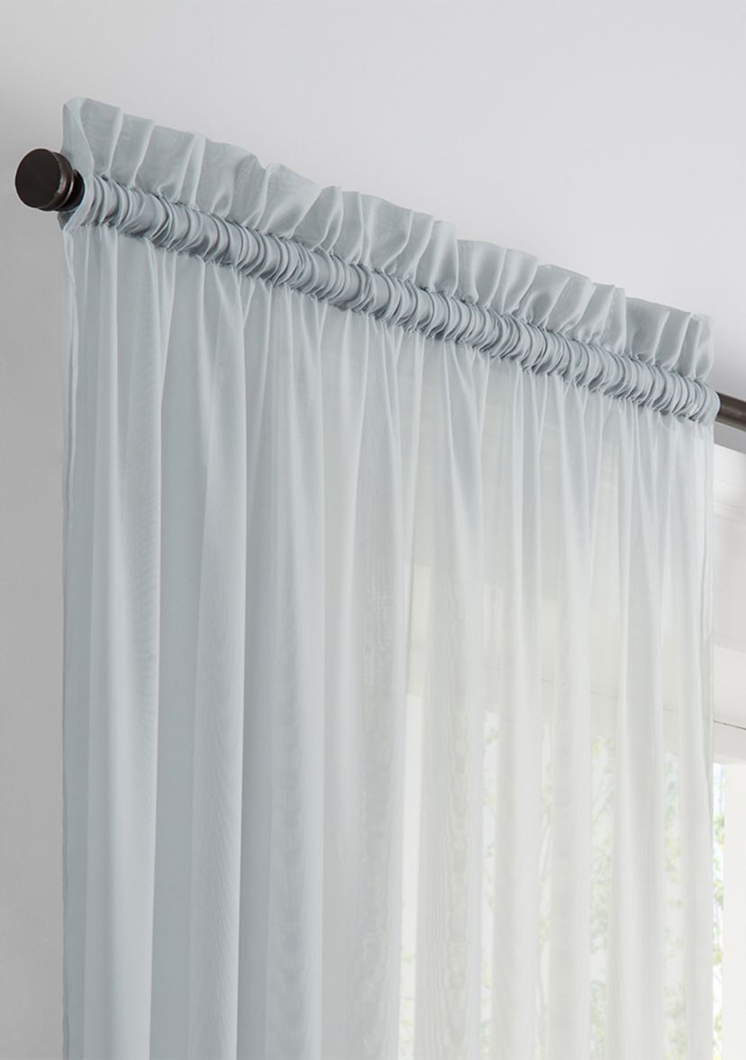 Victoria Voile Sheer Curtain Panel Pair