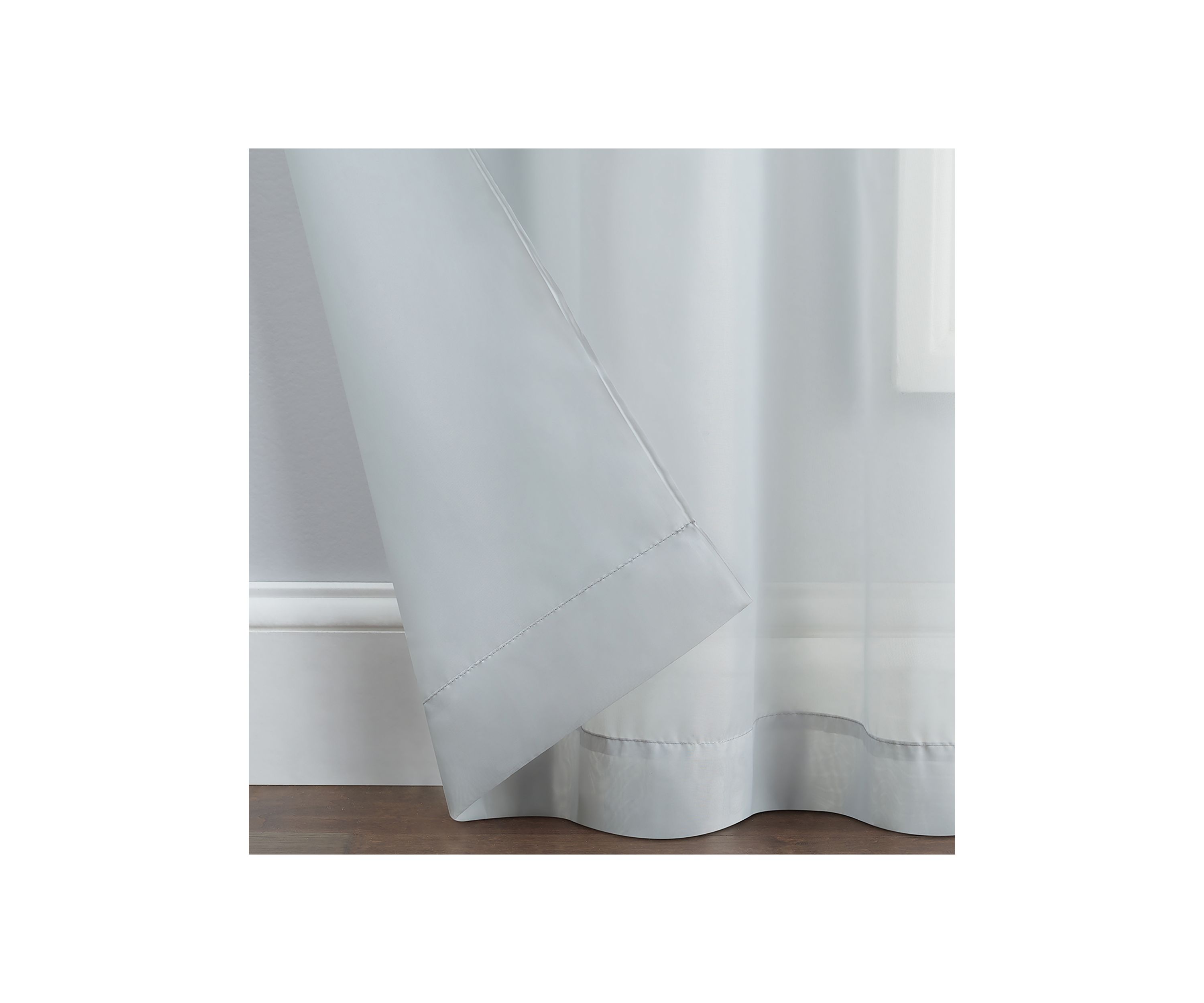 Victoria Voile Sheer Curtain Panel Pair
