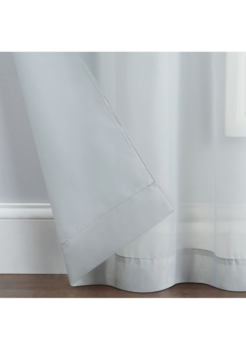 Victoria Voile Sheer Curtain Panel Pair