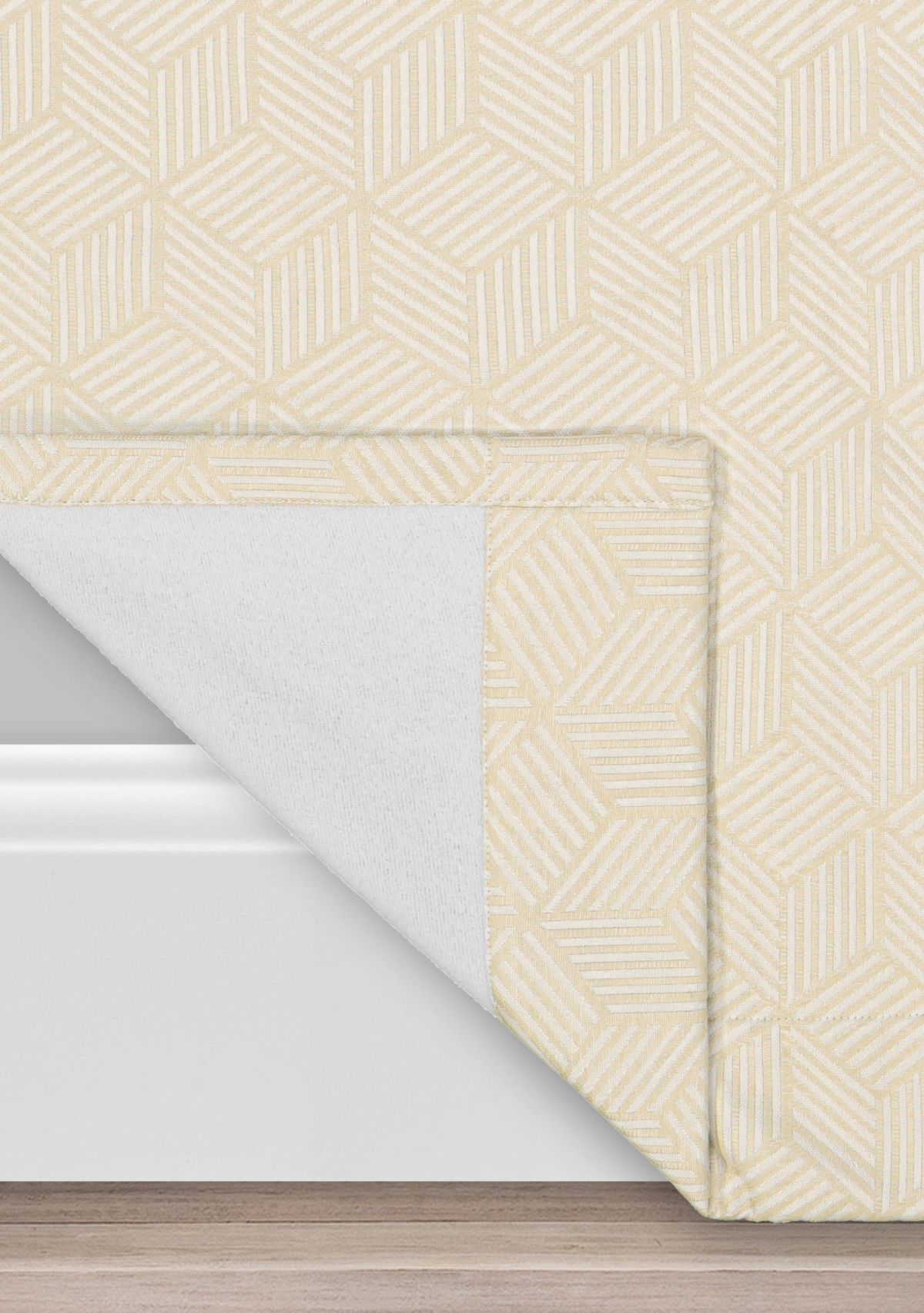 Eclipse Ambiance Geo Draft Stopper Energy Saving 100% Blackout Grommet Top Curtain Panel