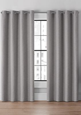 Eclipse Lawson Arm & Hammer Odor Neutralizing Blackout Grommet Curtain Panel, Grey, 95