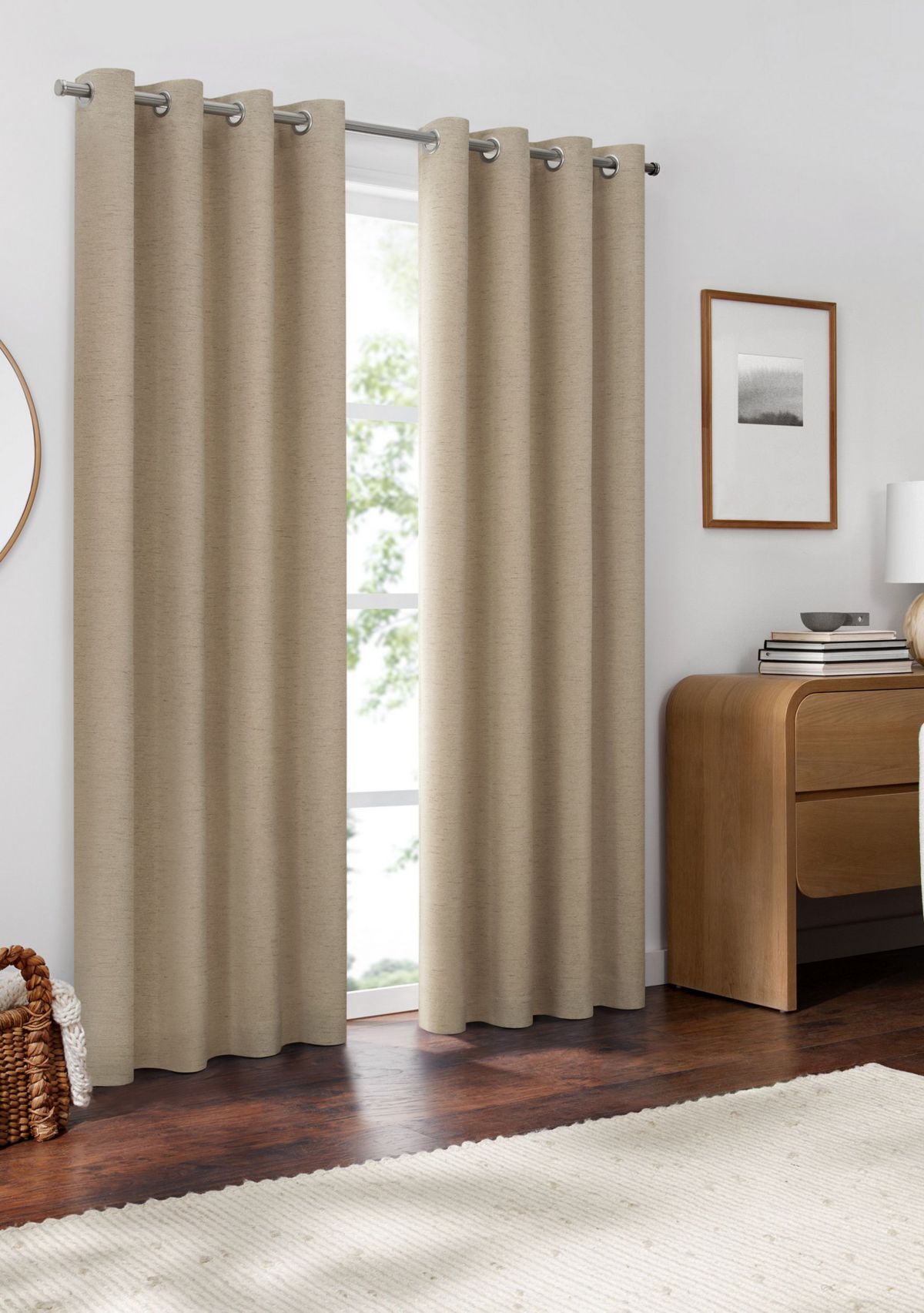 Eclipse Lawson Arm & Hammer Odor Neutralizing Blackout Grommet Curtain Panel