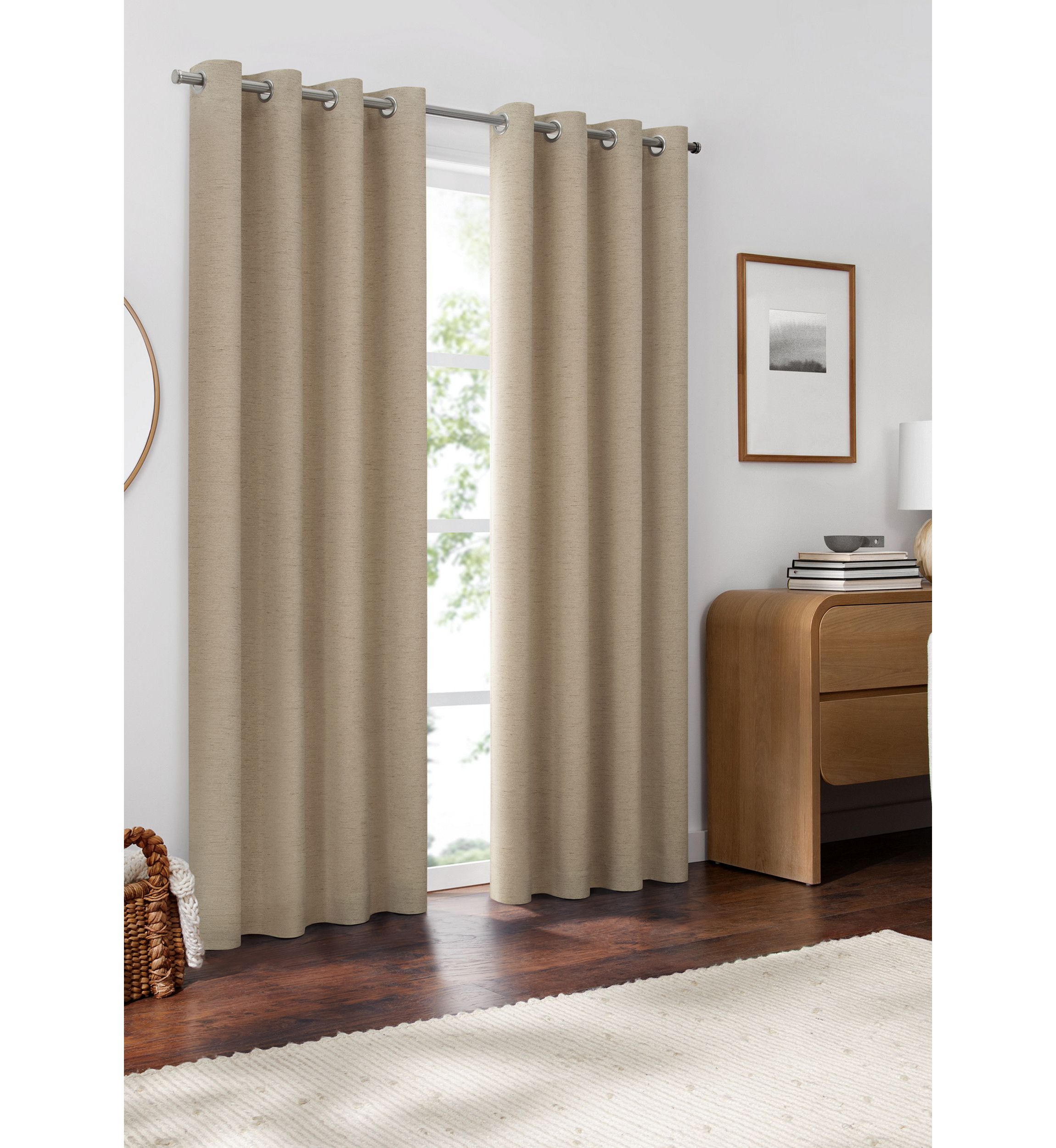 Eclipse Lawson Arm & Hammer Odor Neutralizing Blackout Grommet Curtain Panel