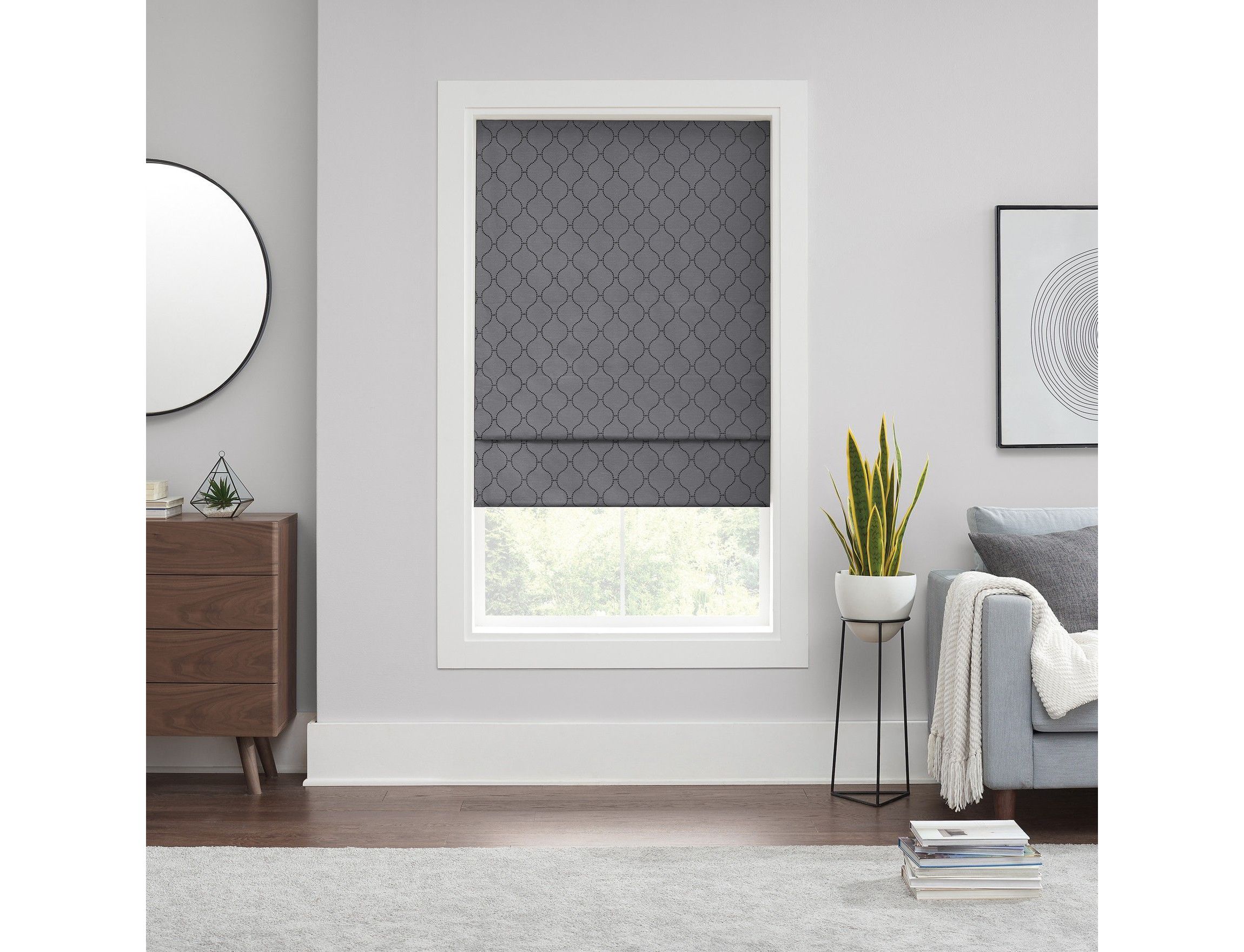 Darien Ogee 100% Total Blackout Cordless Roman Shade