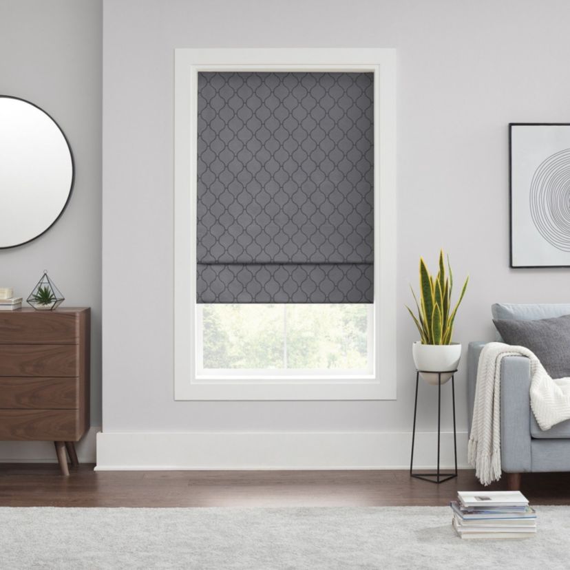 Darien Ogee 100% Total Blackout Cordless Roman Shade
