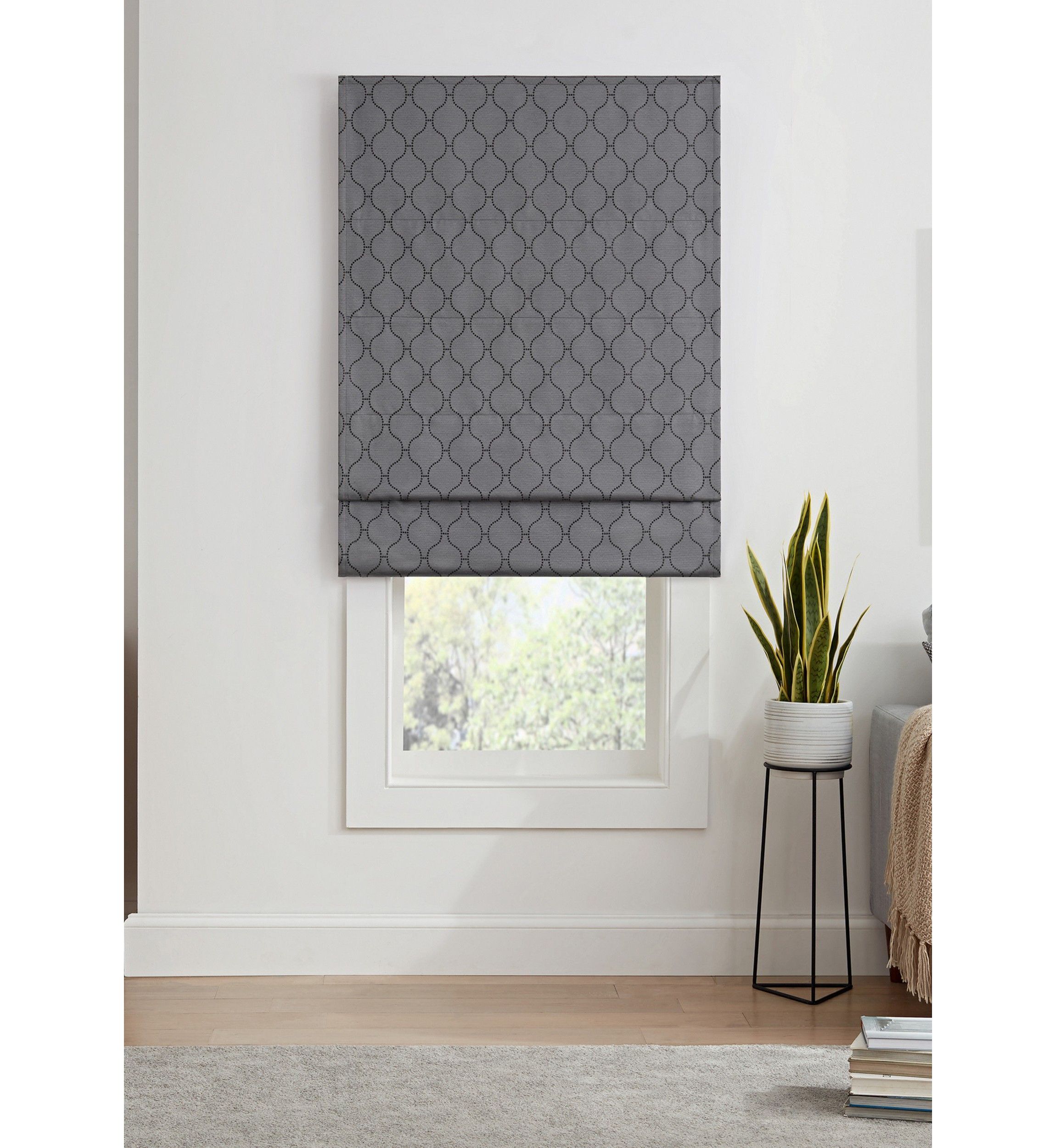 Darien Ogee 100% Total Blackout Cordless Roman Shade