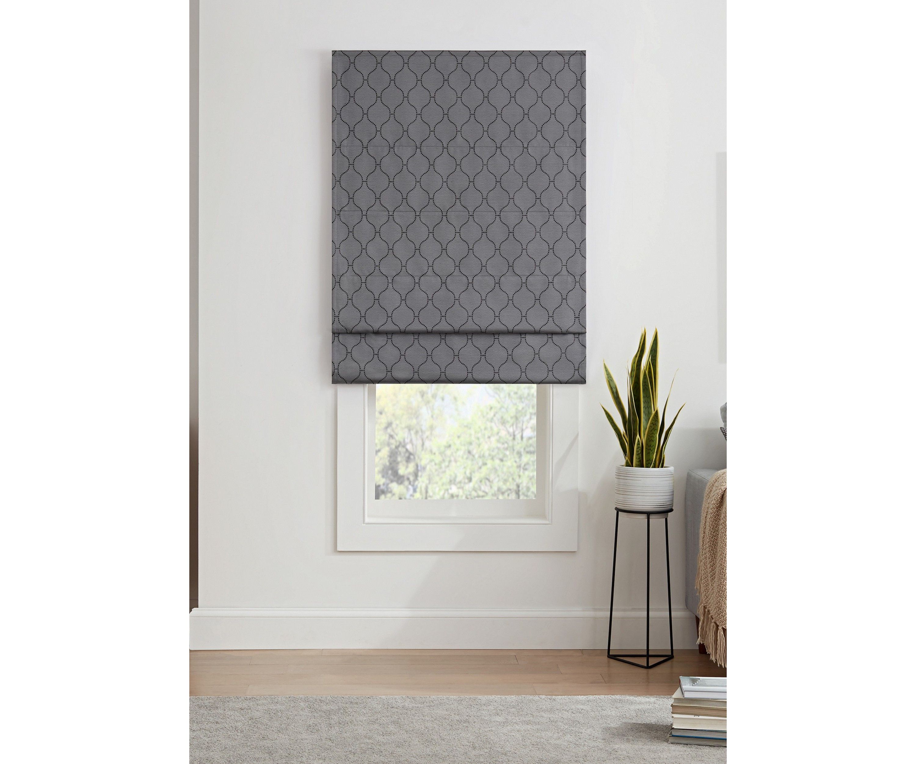 Darien Ogee 100% Total Blackout Cordless Roman Shade