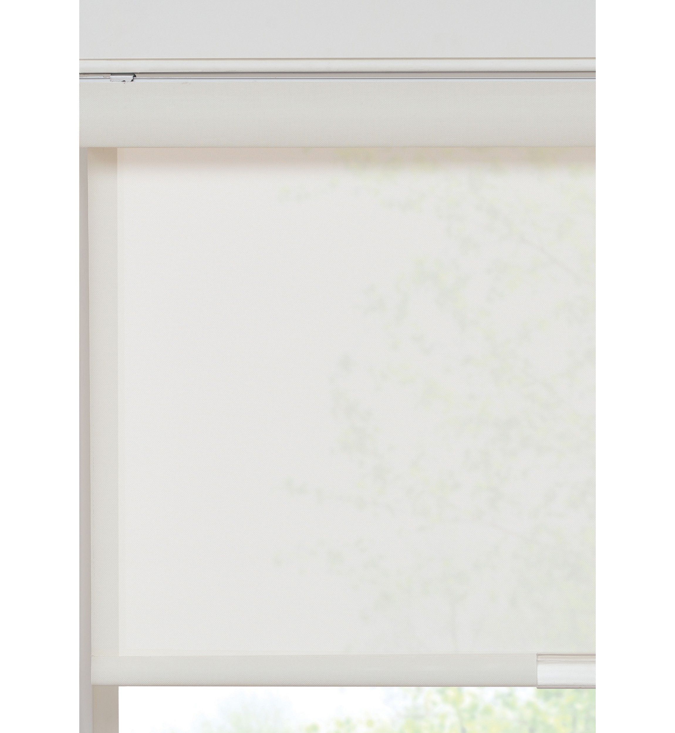 Solar Cordless Light Filtering Privacy Roller Shade 45-in. Width