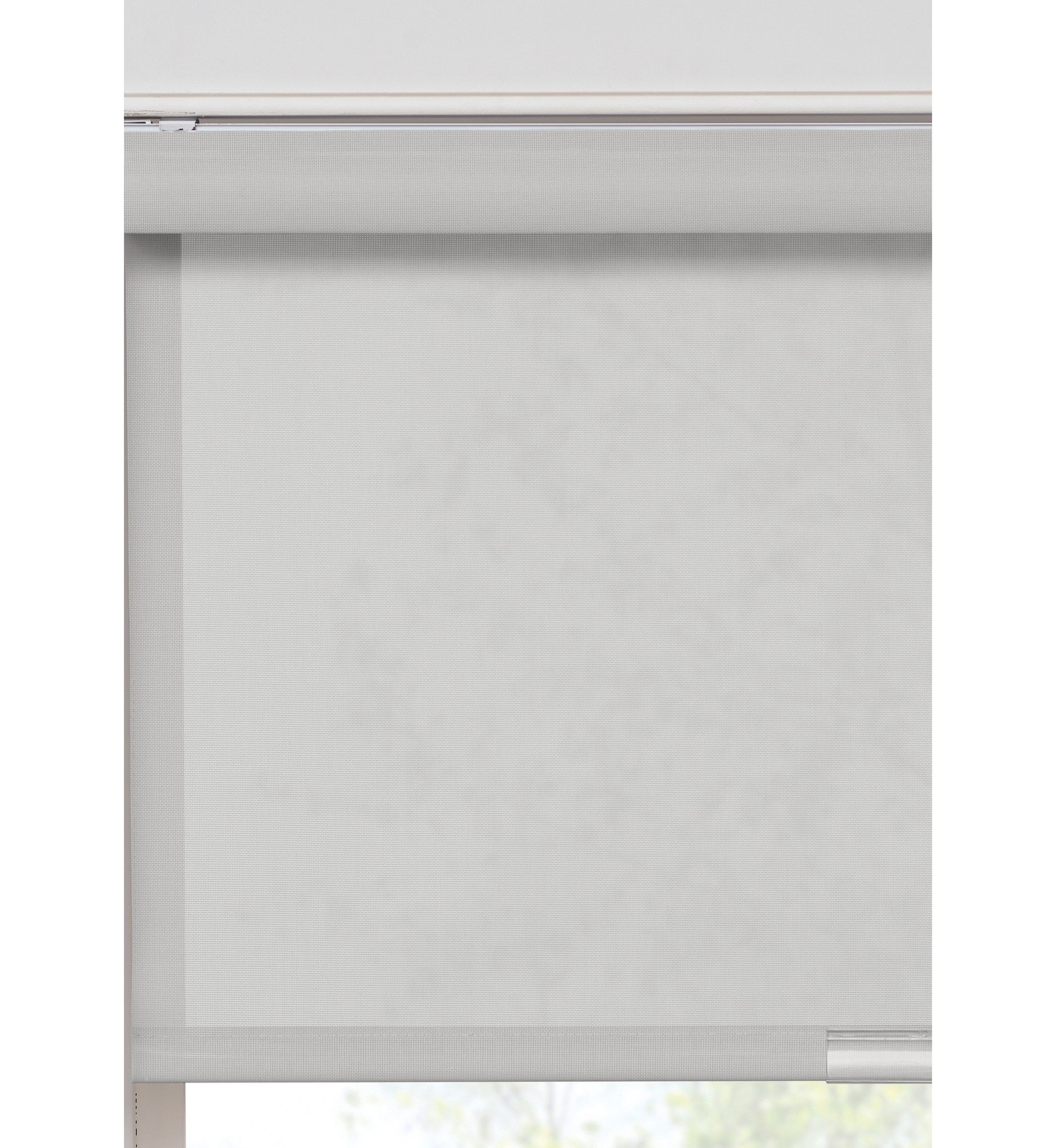 Solar Cordless Light Filtering Privacy Roller Shade 48-in. Width