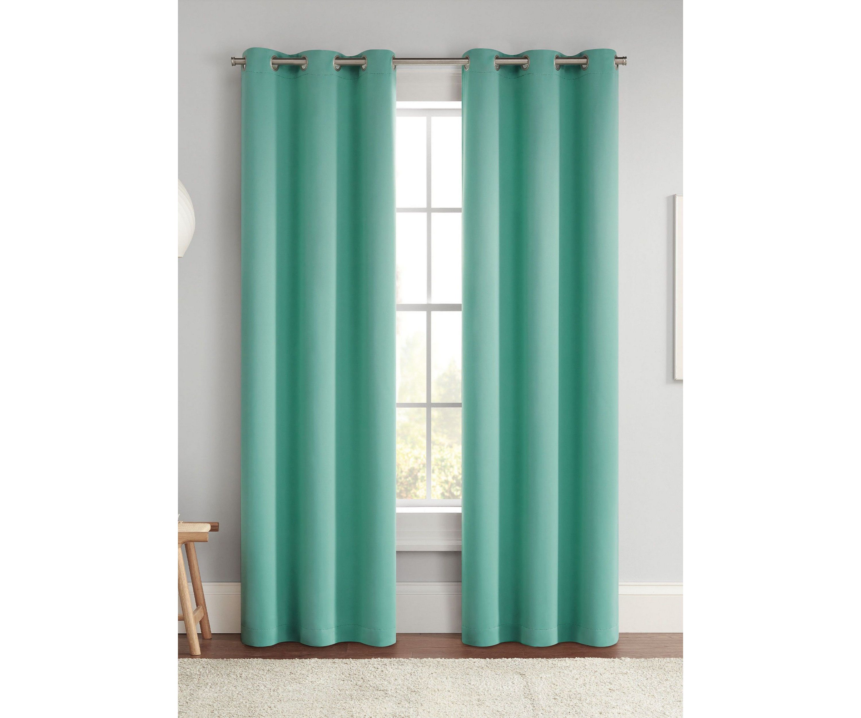Darrell Energy Saving Blackout Grommet Curtain Panel 84-in. Length