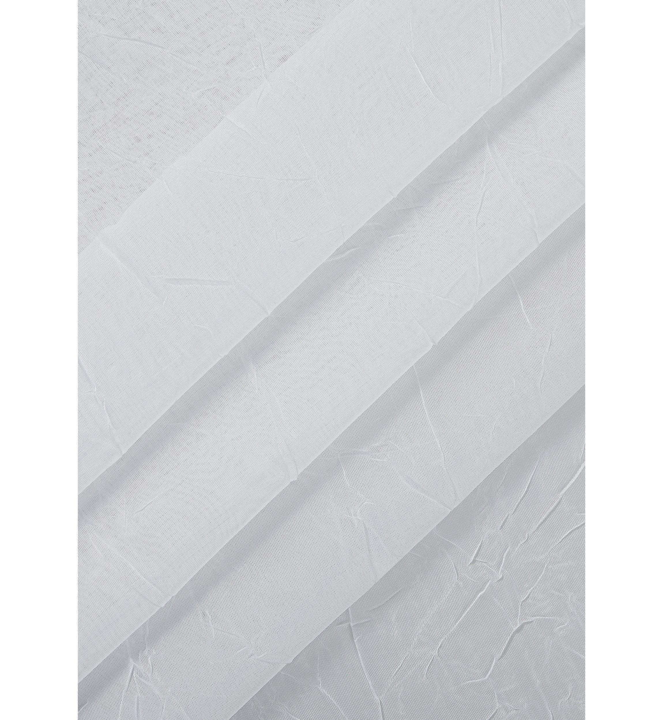 Emina Crushed Sheer Voil Rod Pocket Curtain Panel