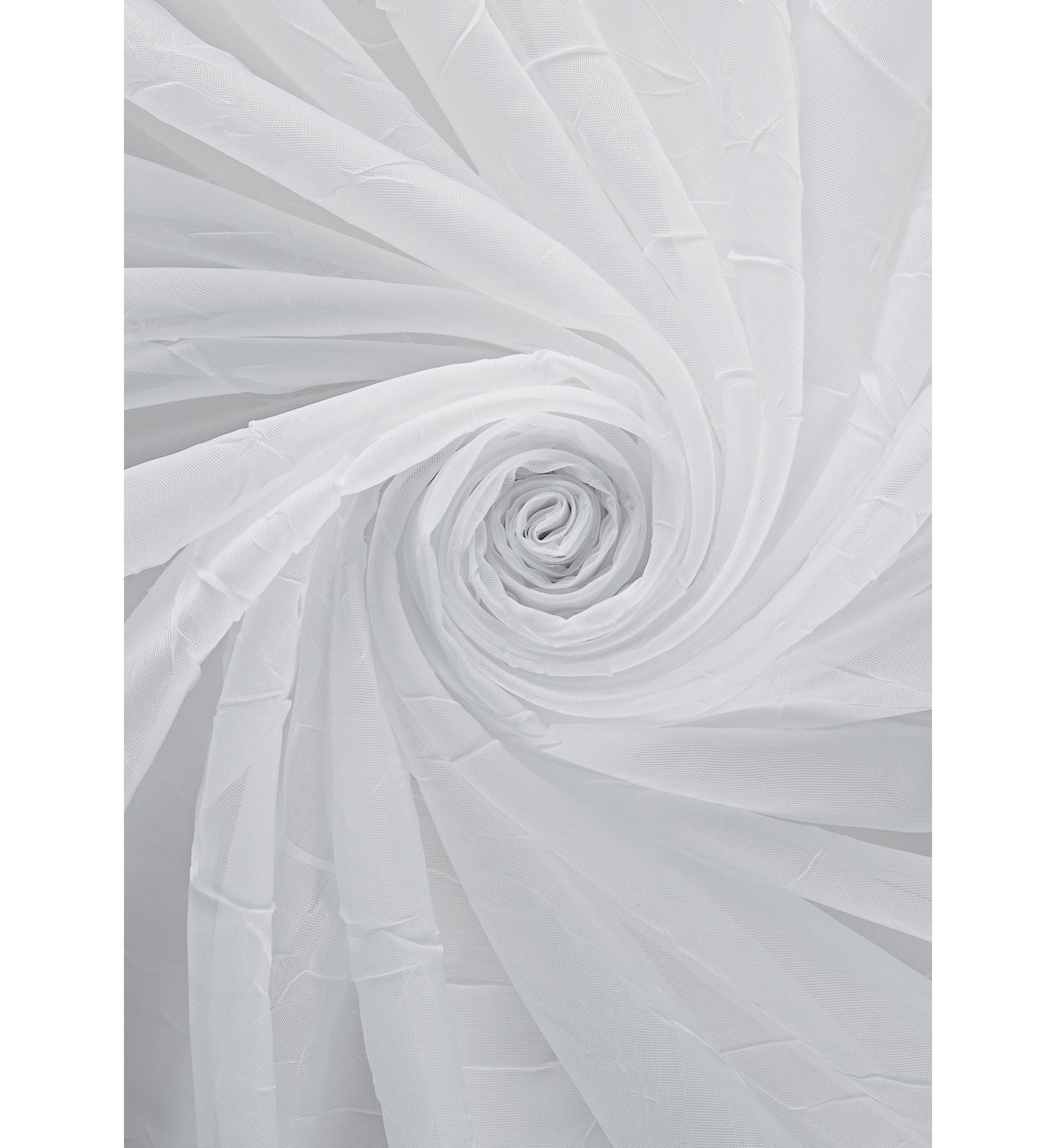 Emina Crushed Sheer Voil Rod Pocket Curtain Panel