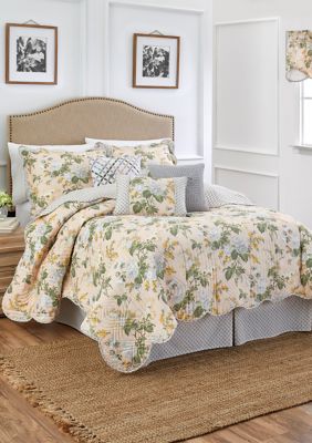 Waverly Emma S Blush Garden Quilt Set Belk