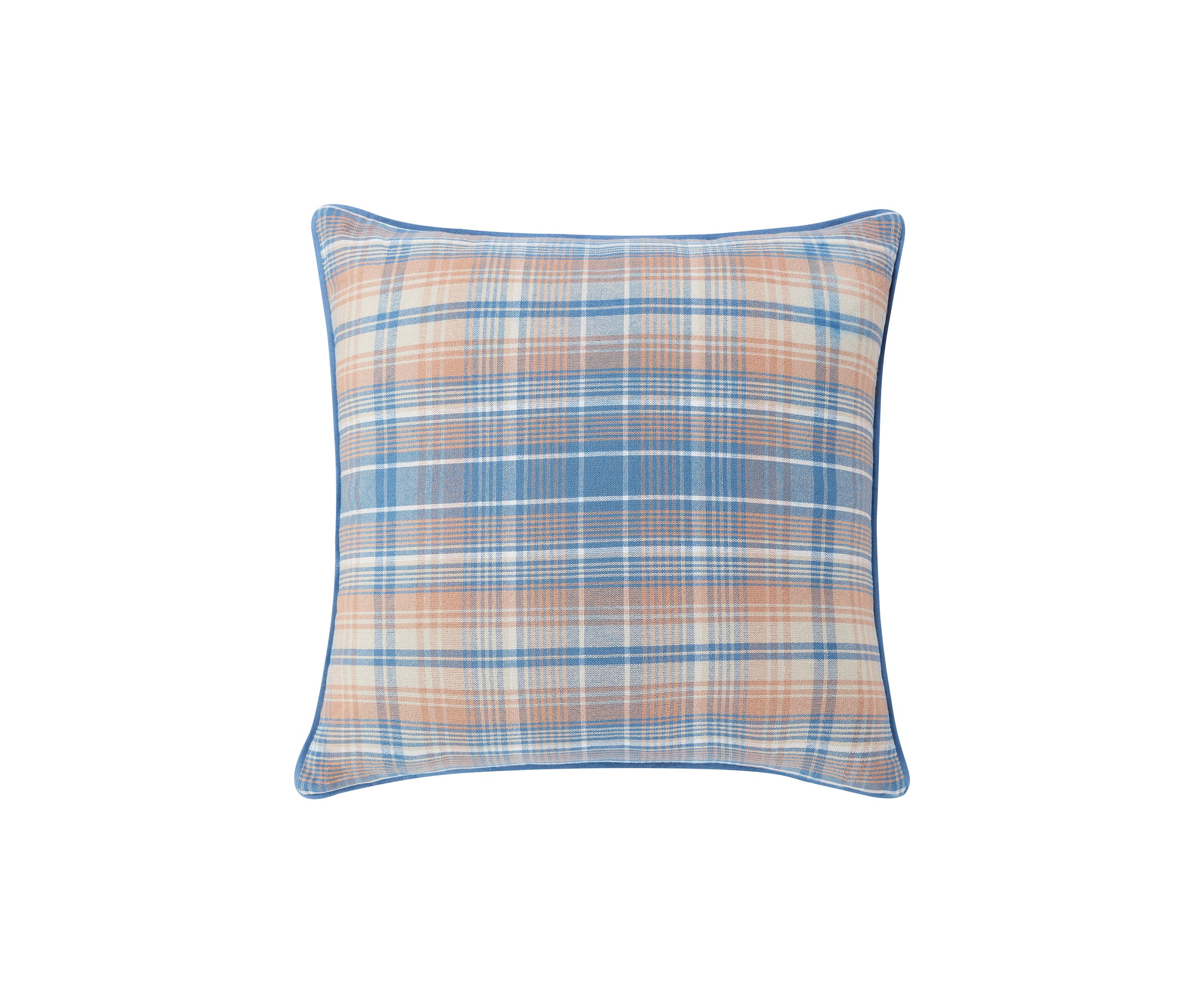 Plaid Cotton Pillow 