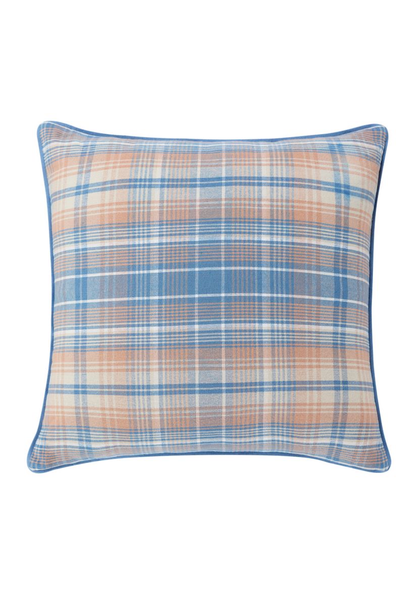 Plaid Cotton Pillow 