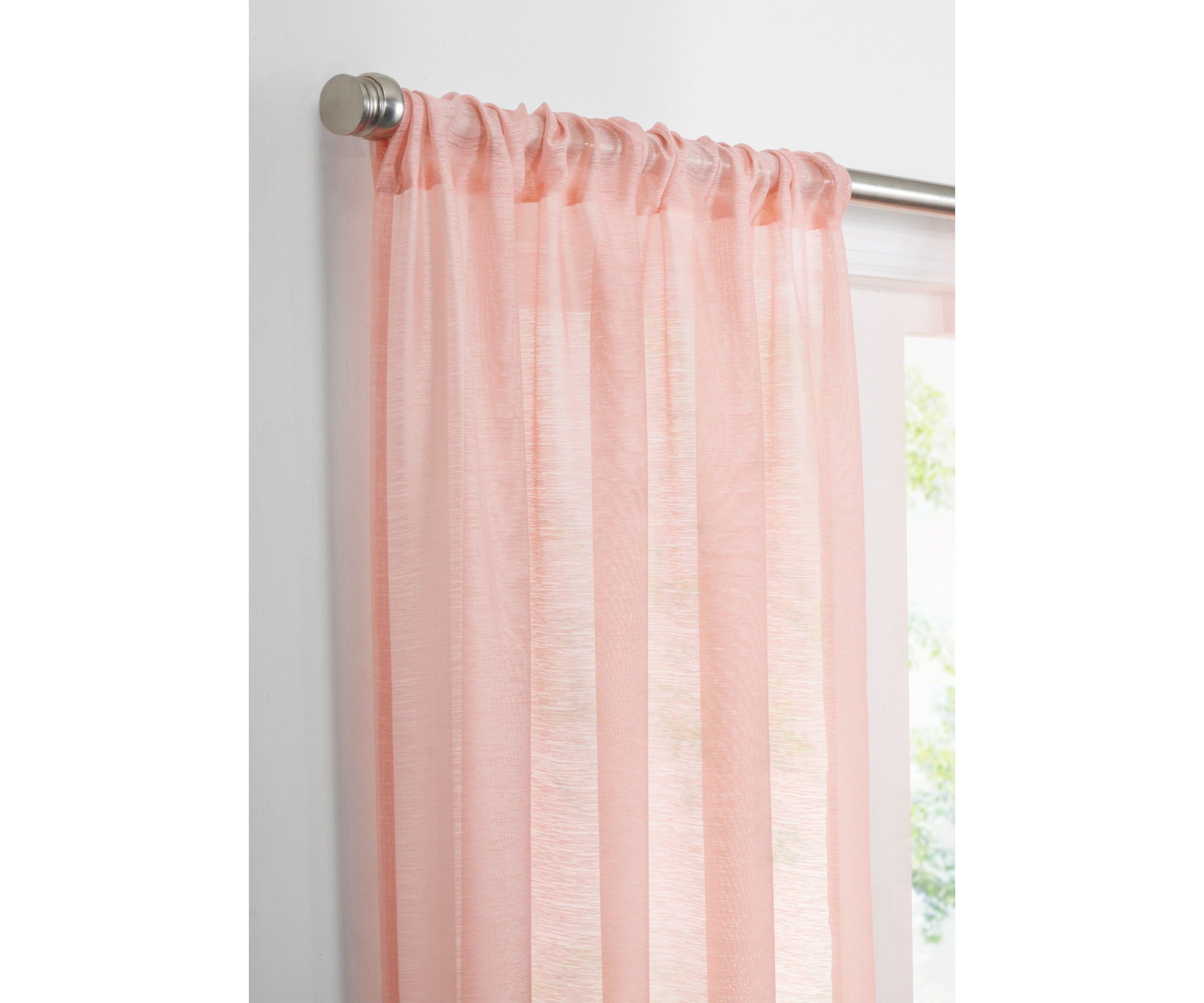 Textured Voile Sheer Window 2 Pack Panels