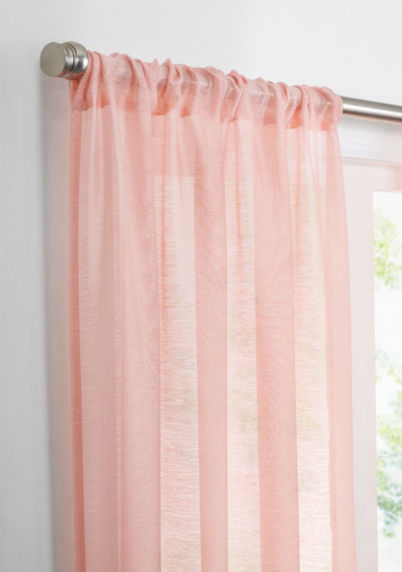 Textured Voile Sheer Window 2 Pack Panels