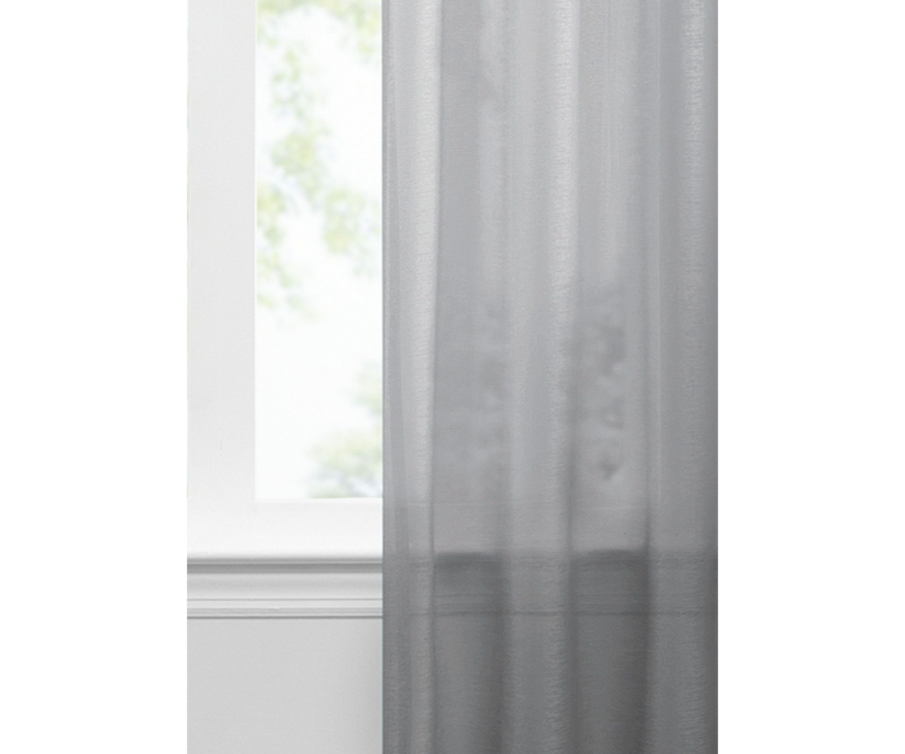 Textured Voile Sheer Window 6 Pack Panels