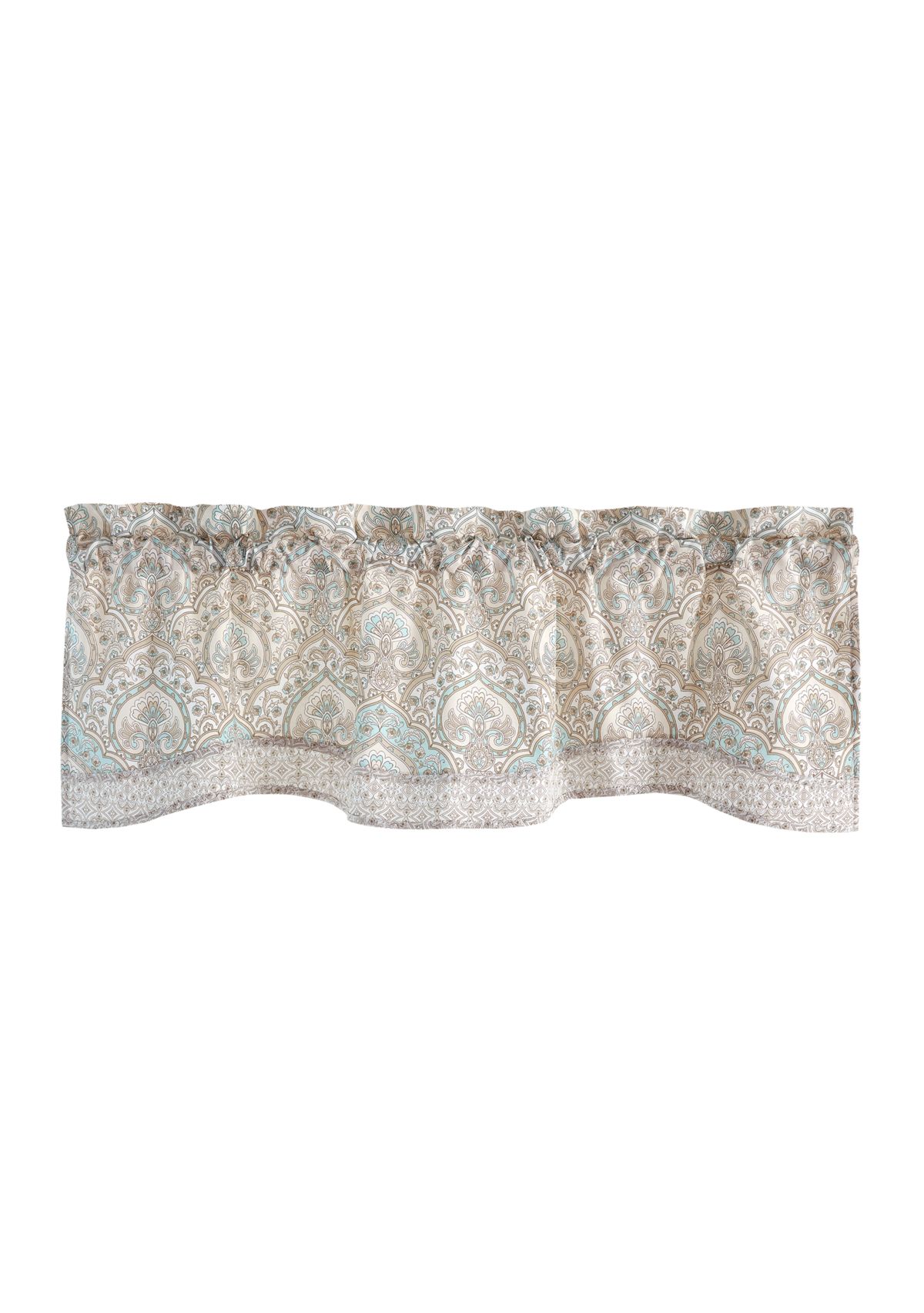 60 in x 18 in Damask Valance 
