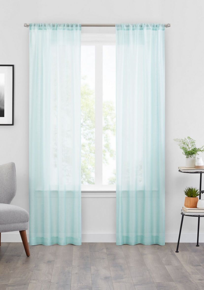 Textured Voile Sheer Window Panel