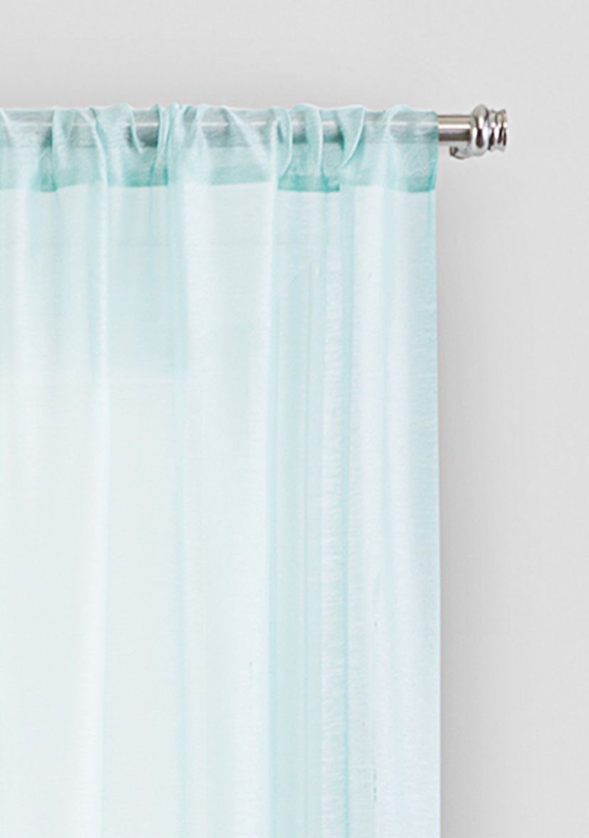 Textured Voile Sheer Window Panel
