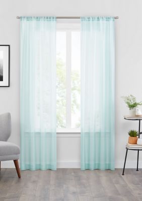 Textured Voile Sheer Window 6 Pack Panels