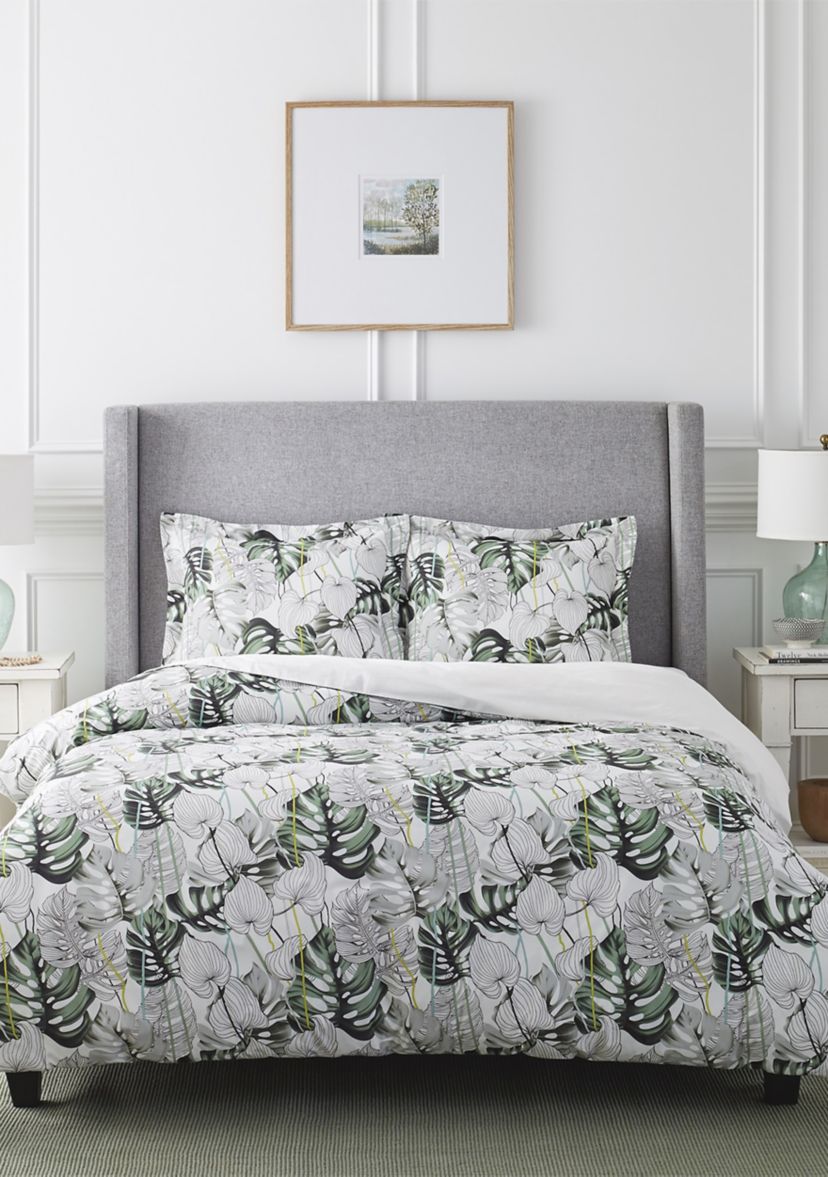 Monstera 100% Cotton Duvet Set