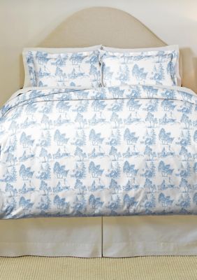 Pointehaven 180 GSM Cotton Flannel Duvet Set, Full/Queen