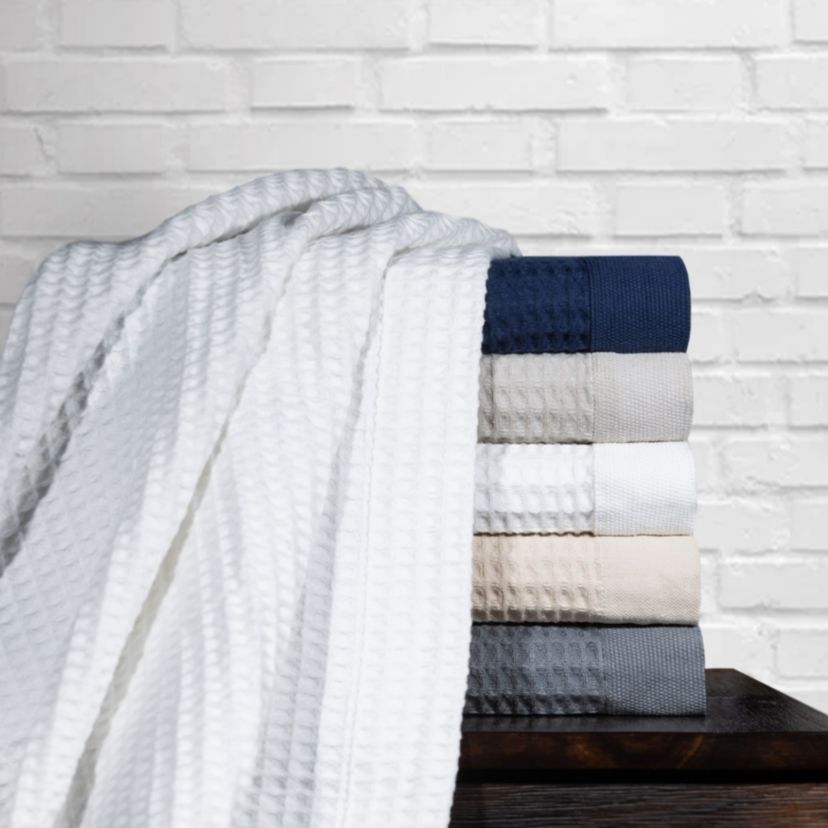 100% Cotton Hyperallergenic Woven Cotton Blanket