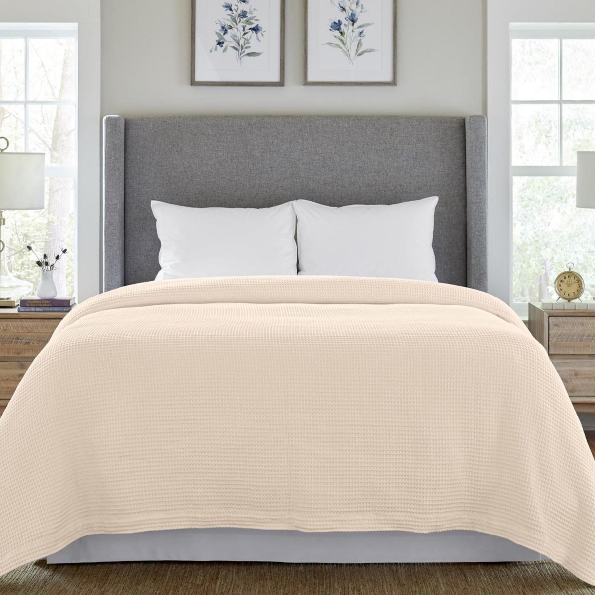 100% Cotton Hyperallergenic Woven Cotton Blanket