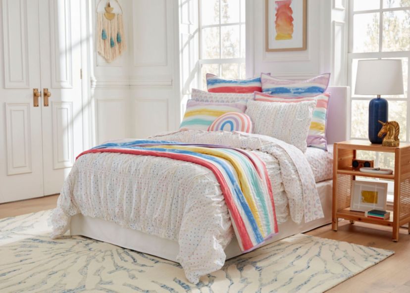 Tiny Hearts 200 Thread Count 100% Cotton Comforter Set