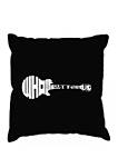 Word Art Throw Pillow Cover - Whole Lotta Love