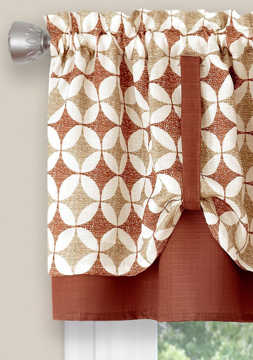 Callie Window Curtain Tier Pair and Valance Set