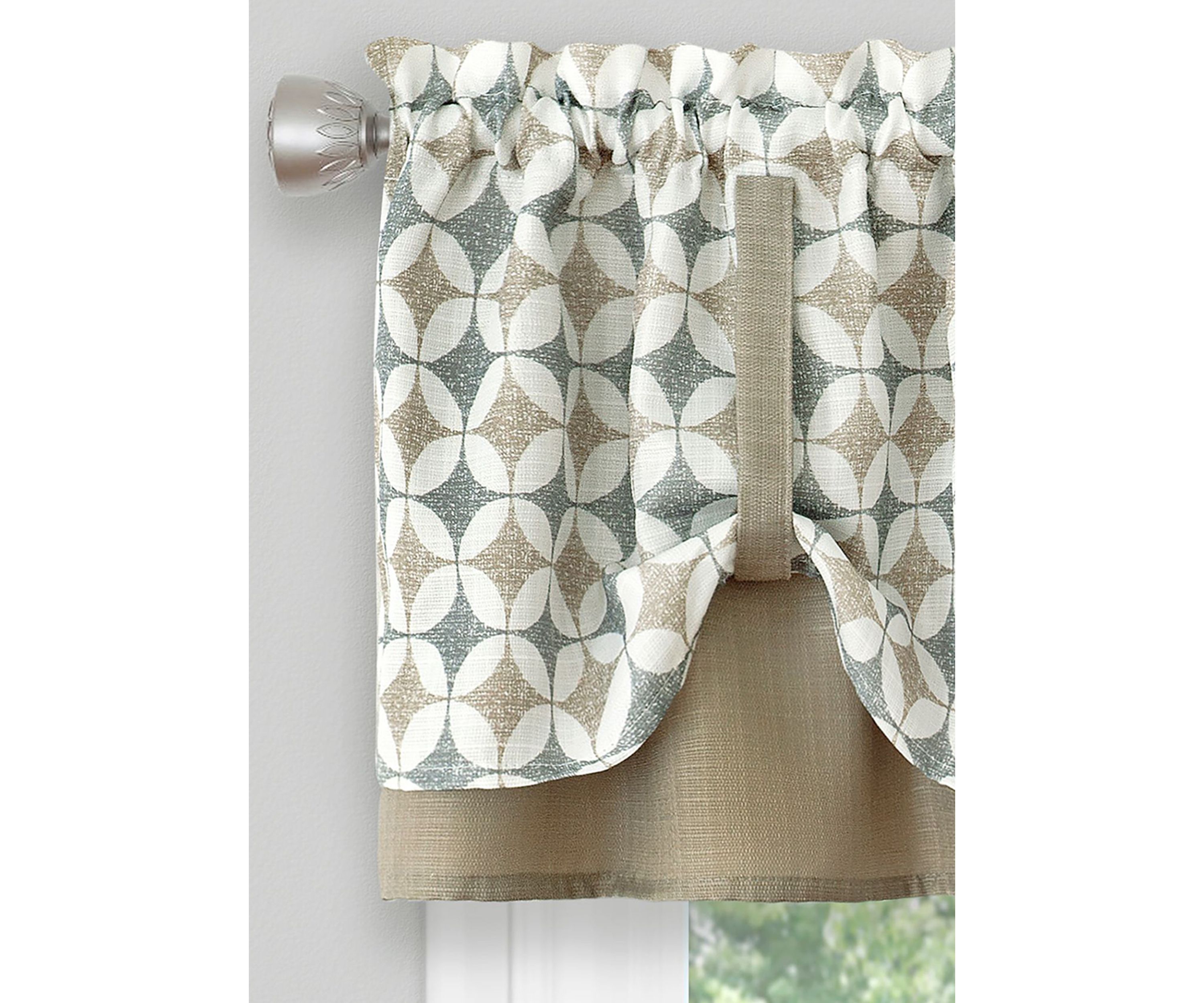 Callie Double Layer Pick Up Valance