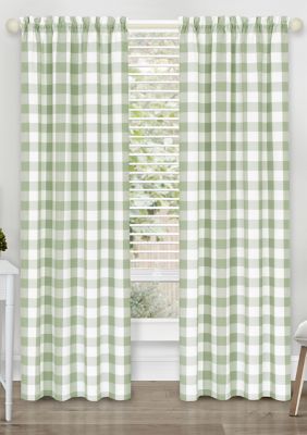 Hunter Window Curtain Tier Pair and Valance Set