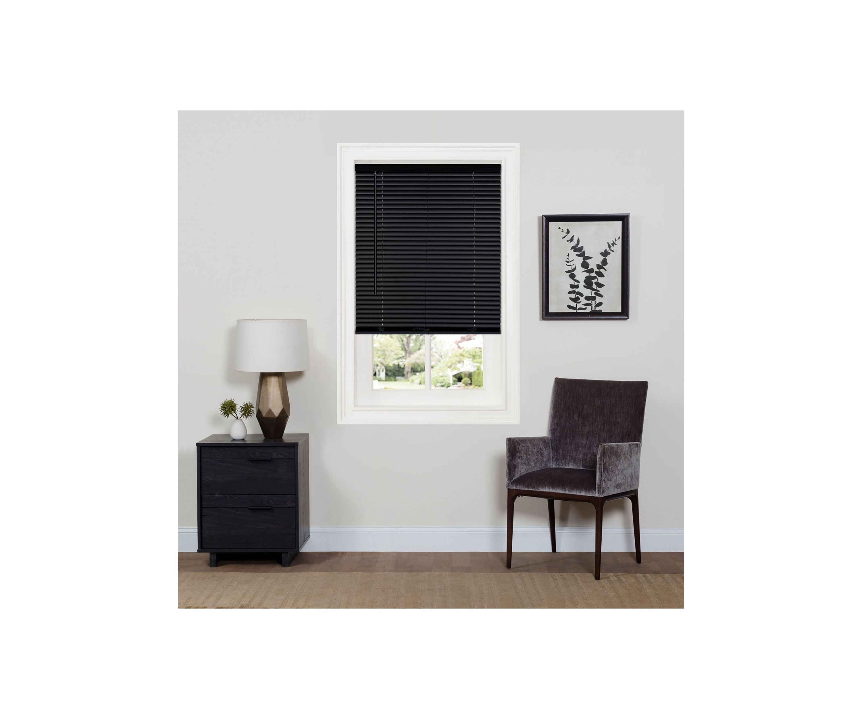 Cordless GII Deluxe Sundown 1" Room Darkening Mini Blind