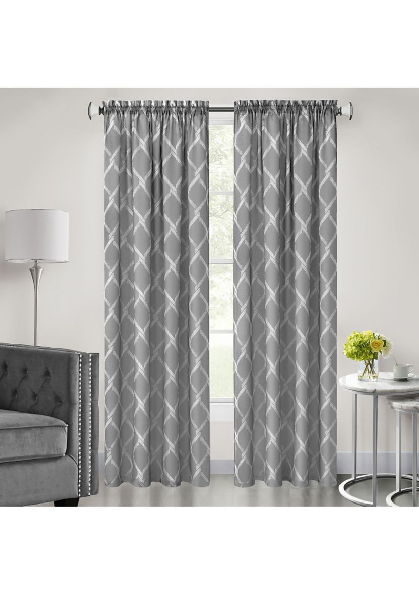 Bombay Double Layered Rod Pocket Window Curtain Panel