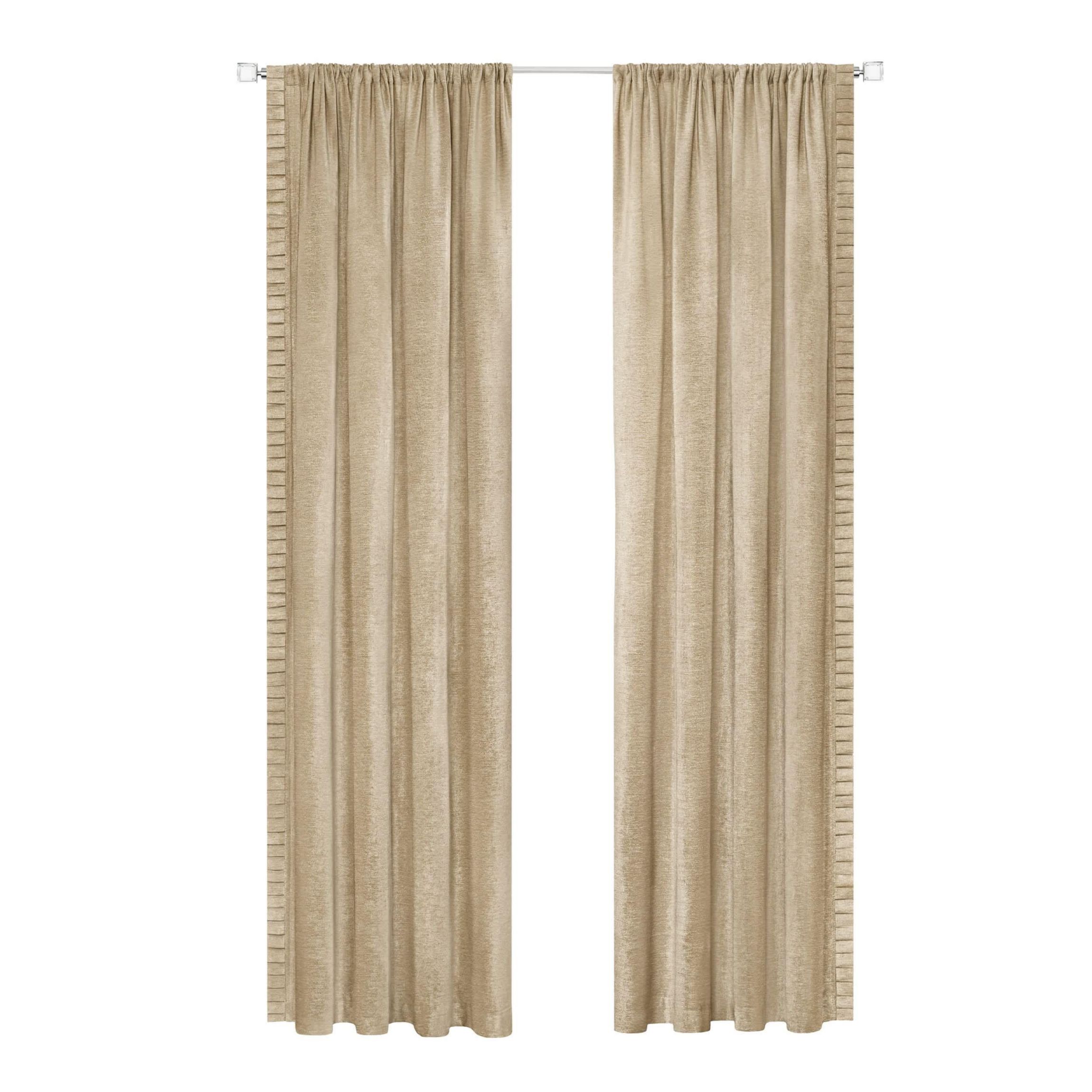 Bordeaux Rod Pocket 52"W Window Curtain Panel